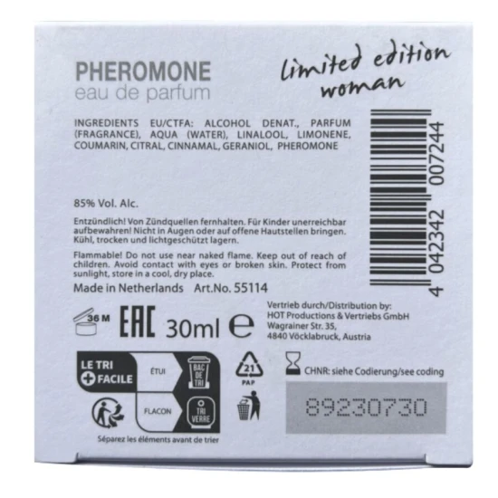 Ediție limitată - Parfum cu feromoni dubai pentru femei, 30 ml