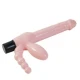 Ham fără curele cu vibrație și stimulare anală - 25.4 cm