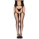 LEG AVENUE - Ciorapi tip suspensor cu bretele atașate, Roz
