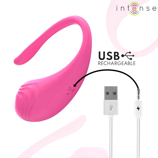 Ou vibratoare Intense din material flexibil, roz, telecomandă