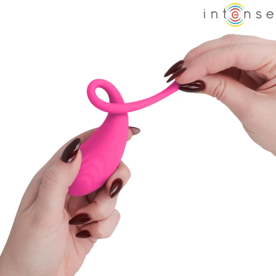 Ou vibratoare Intense din material flexibil, roz, telecomandă