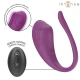 Ou vibrator din material flexibil, mov, cu telecomandă