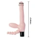 Ham fără curele cu vibrație și stimulare anală - 25.4 cm