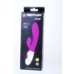 Vibrator Alvis - 30 ritmuri de vibrație, Violet, Mărime medie.