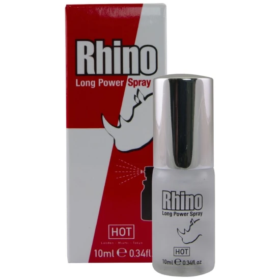 RHINO - Spray Long Power pentru bărbați, Negru