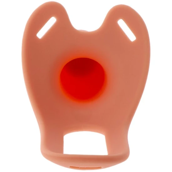 Manson penis strap-on din silicon, 18 cm
