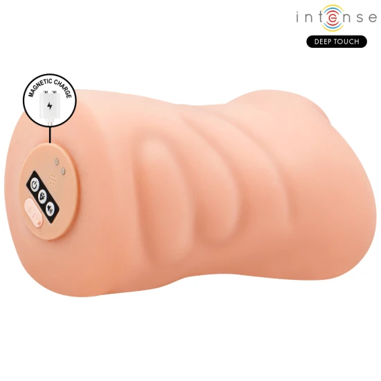 INTENSE - Masturbator vaginal cu aspirație, vibrații și efect vocal, 1.2 kg