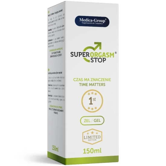 Gel intim pentru bărbați, Super Orgasm Stop, 150 ml