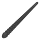 Set 2 dilatatoare uretrale striate din silicon, negru
