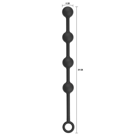 Bile anale extreme, model Heavy Anal Balls Large, Roz