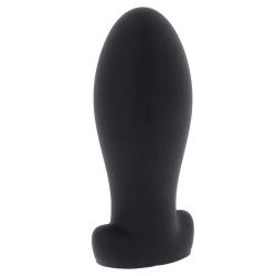 Plug anal Heavy Stretcher din silicon, negru, M