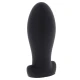 Plug anal Heavy Stretcher din silicon, negru, M