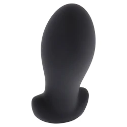 Plug anal Heavy Stretcher din silicon, negru, M
