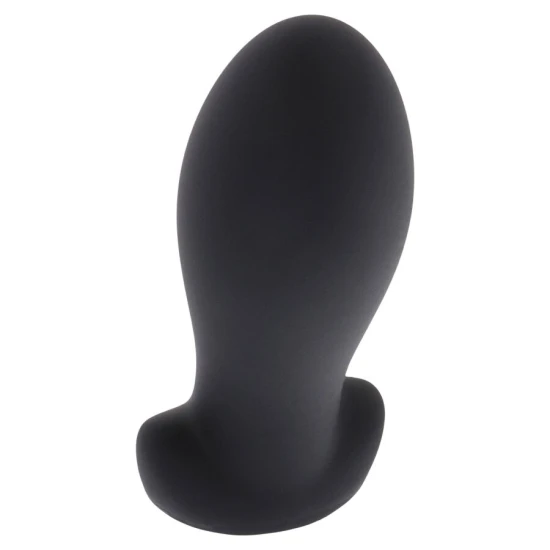 Plug anal Heavy Stretcher din silicon, negru, M