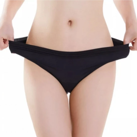 Chiloți Menstruali Irisana - Confortabili, Negru, Mărimea S.