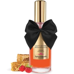 BIJOUX - Ulei de masaj cu efect de încălzire, Aromă de căpșuni