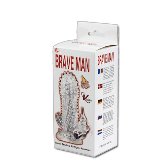 Extensie vibrator penis, Rabbit, Negru
