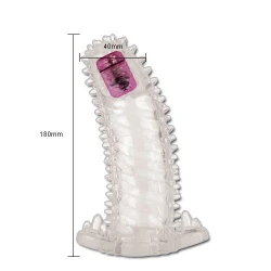 Brave II Man Sensor Extension - Prelungitor pentru penis, Negru