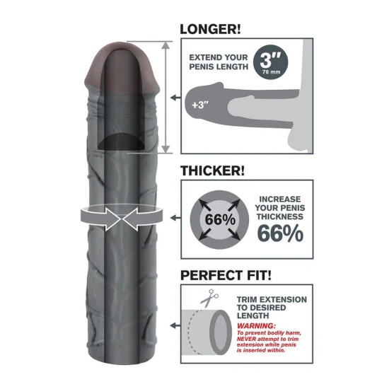 Extensie Mega 3, Negru