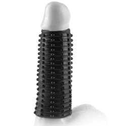 Manșon penis Magic Pleasure - Efect de mărire, Crem, Mărime standard.