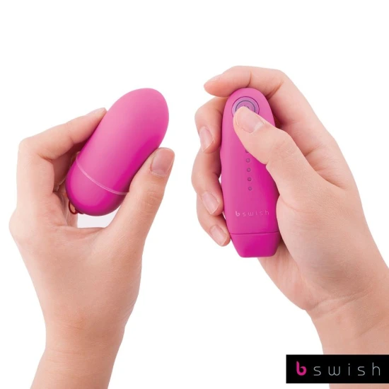 BSWISH - VIBRATOR TIP GLONȚ CU TELECOMANDĂ, Roz