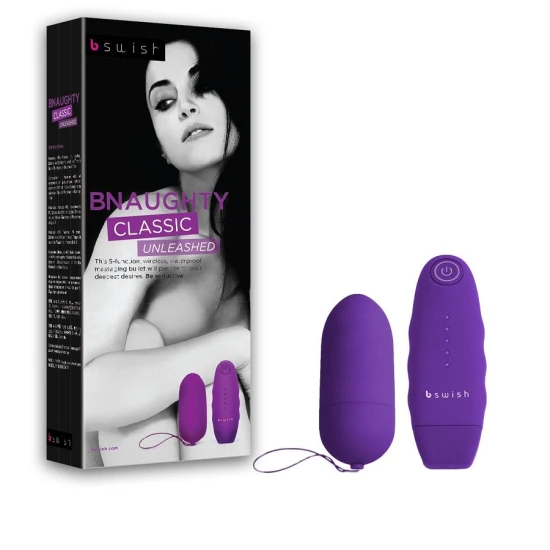 BSWISH - VIBRATOR TIP GLONȚ CU TELECOMANDĂ, Roz