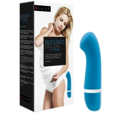 Vibrator Bdesired Curve, albastru lagună