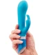 Vibrator Iepuraș B Swish Bwild Deluxe, Anatomic, Flexibil, Stimulare G-Spot Și Clitoris, Jad