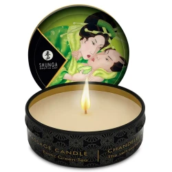 Lumânare de Masaj Premium cu Aromă de Ceai Verde - 30 ml