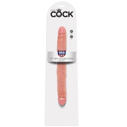 DILDO SLIM DUBLĂ, 30 CM