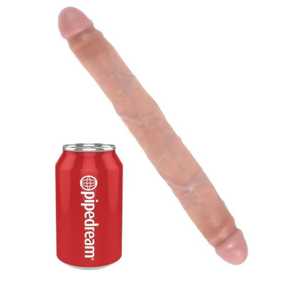 DILDO SLIM DUBLĂ, 30 CM