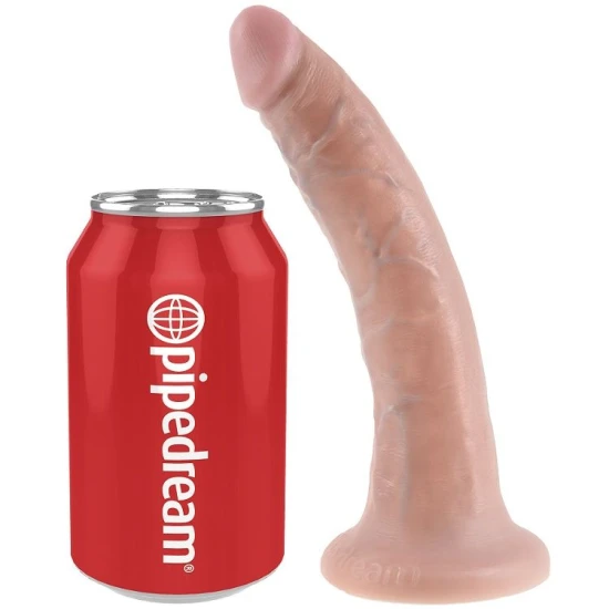 Dildo KING COCK - Realist, Flesh, 17.8 CM
