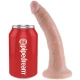 Dildo KING COCK - Realist, Flesh, 17.8 CM