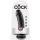 Dildo realist negru din cauciuc, 20,3 cm