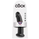 Dildo 9 Inch - Negru, 22.9 cm.