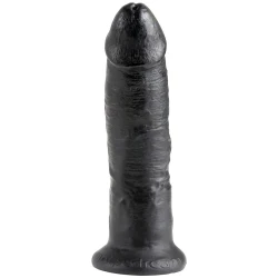 Dildo 9 Inch - Negru, 22.9 cm.
