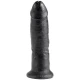 Dildo 9 Inch - Negru, 22.9 cm.