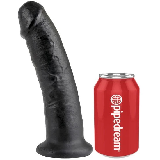 Dildo 9 Inch - Negru, 22.9 cm.