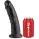 Dildo 9 Inch - Negru, 22.9 cm.