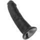 Dildo 9 Inch - Negru, 22.9 cm.