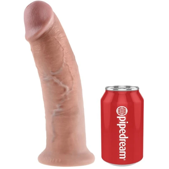 Dildo KING COCK - Realist, Flesh, 25.4 CM