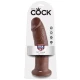 Dildo KING COCK - 10, Maro, 25.4 CM