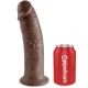 Dildo KING COCK - 10, Maro, 25.4 CM