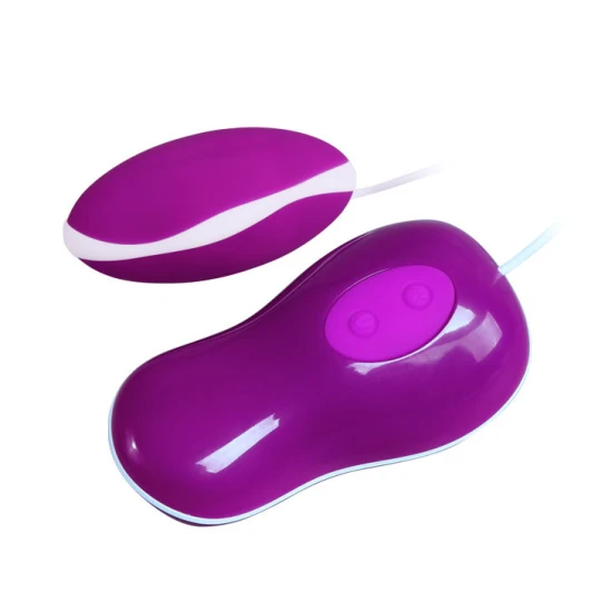 Ou Vibrator cu Telecomandă, ABS și Silicon, Negru