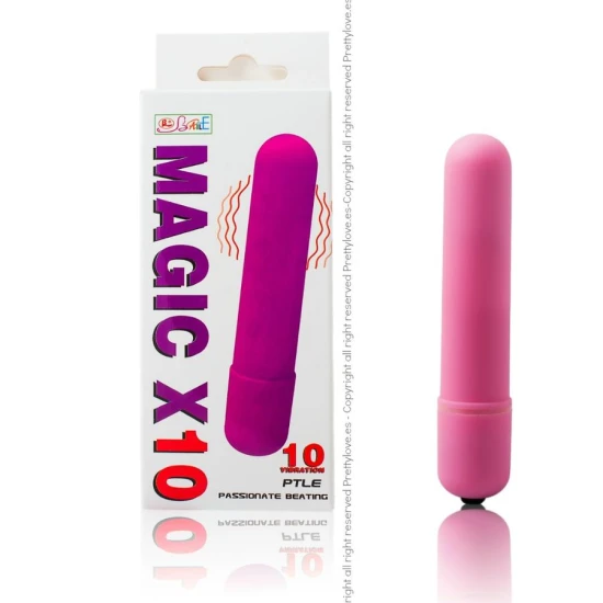 Magic X10 - Glonț vibrator, Roz