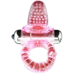 Inel Vibrator BAILE - SWEET ABS 10 Ritmuri, Roz