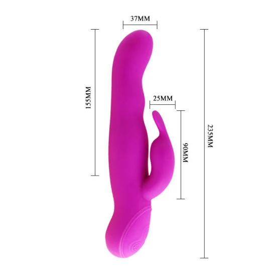 Stimulator Rotator Elegant Lila de Înaltă Calitate