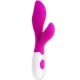 Vibrator stimulatoare din silicon, lila și alb