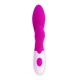 Vibrator stimulatoare din silicon, lila și alb