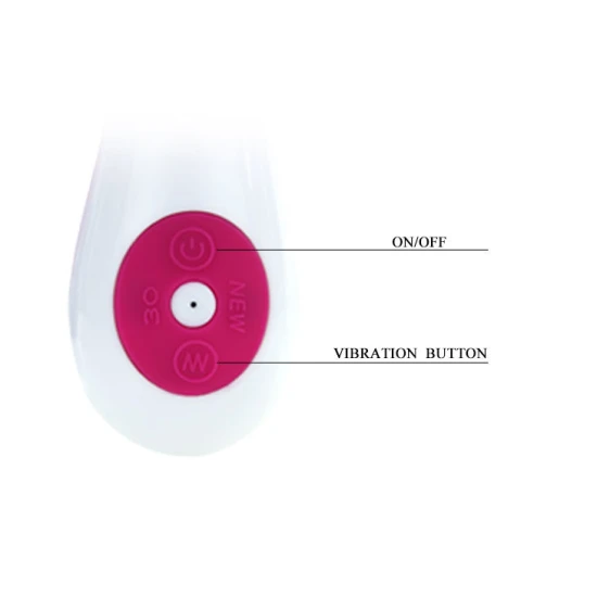 Vibrator Flirtation - Stimulatoare puternice, Violet, Mărime medie.
